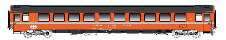  L.S. Models 472301 SBB UIC Z1 Bpm orange Ep V